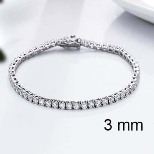 Bracelet Argent Chaine Femme 3 mm