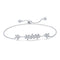 Bracelet Argent Femme Fleur