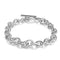 Bracelet Argent Femme Grosses Mailles | Steampunk Store