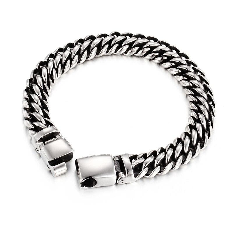 Bracelet Chaine Acier Homme ouvert