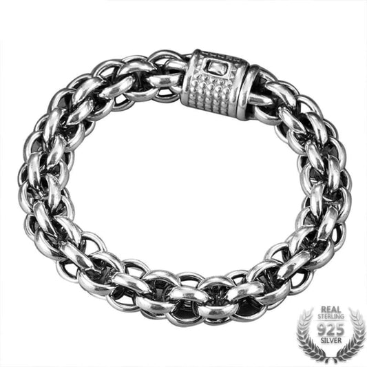 Bracelet Chaine Argent Homme | Steampunk Store