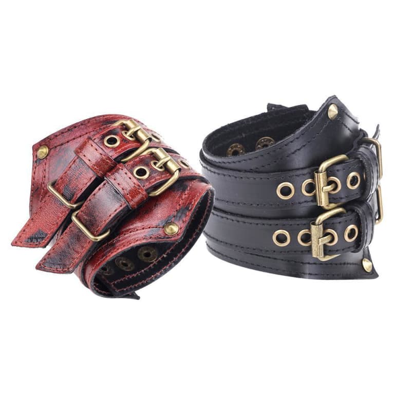 Bracelet Cuir Homme Rock'n roll | Steampunk Store