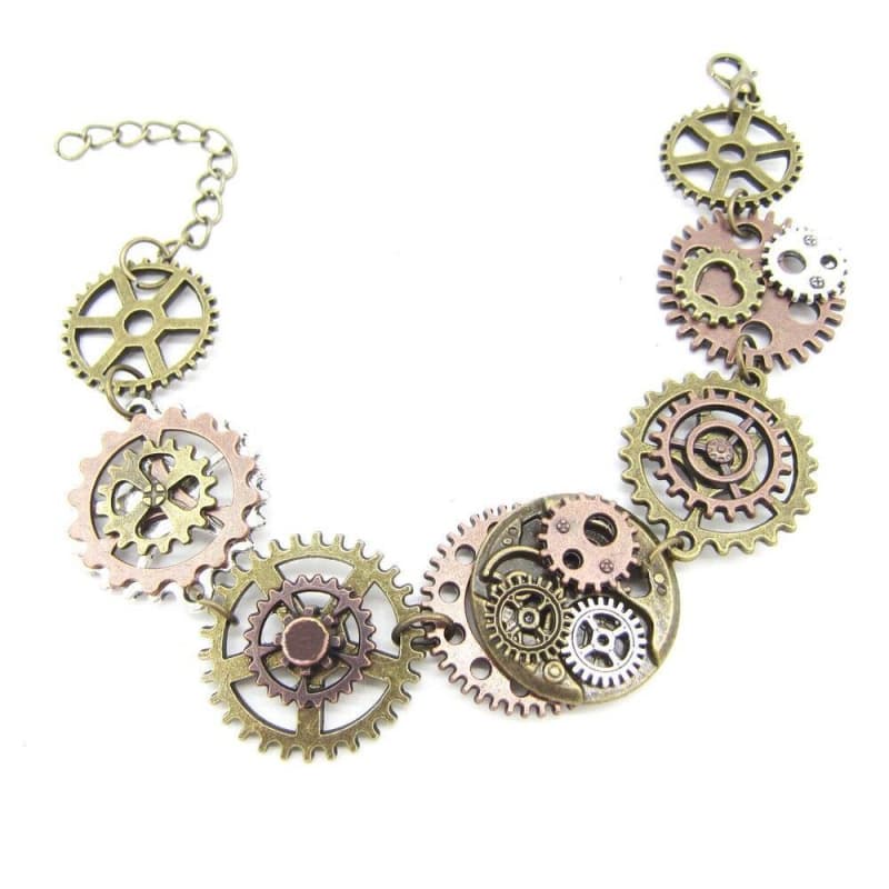 Bracelet Steampunk Gears ouvert  | SteampunkStore