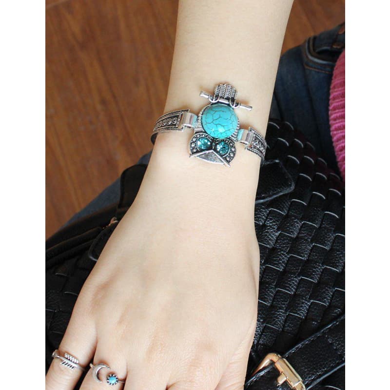 Bracelet Hibou Femme porté-steampunk store