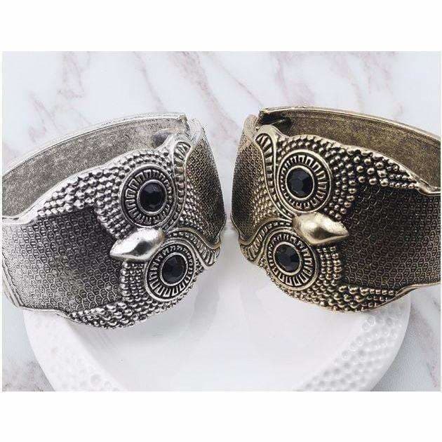 Bracelet hibou steampunk - Steampunk Store