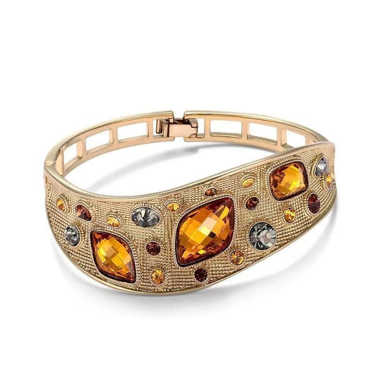 Bracelet Manchette Dorée | Steampunk Store