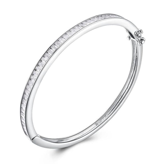 Bracelet Rigide Femme Argent