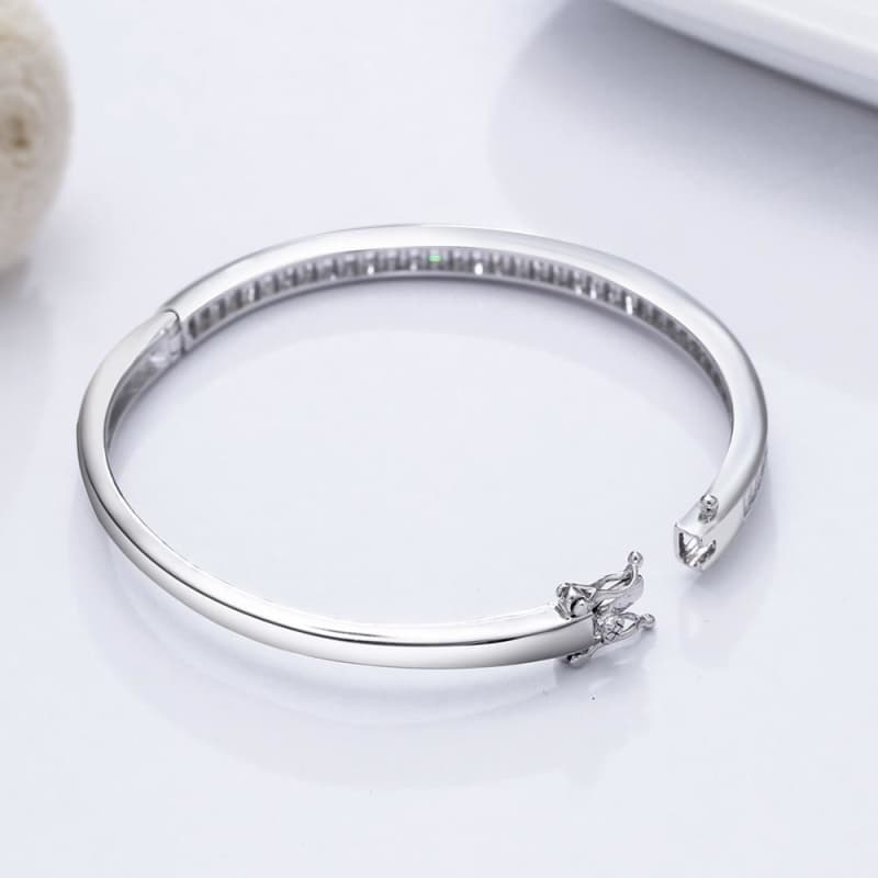 Bracelet Rigide Femme Argent fermoir