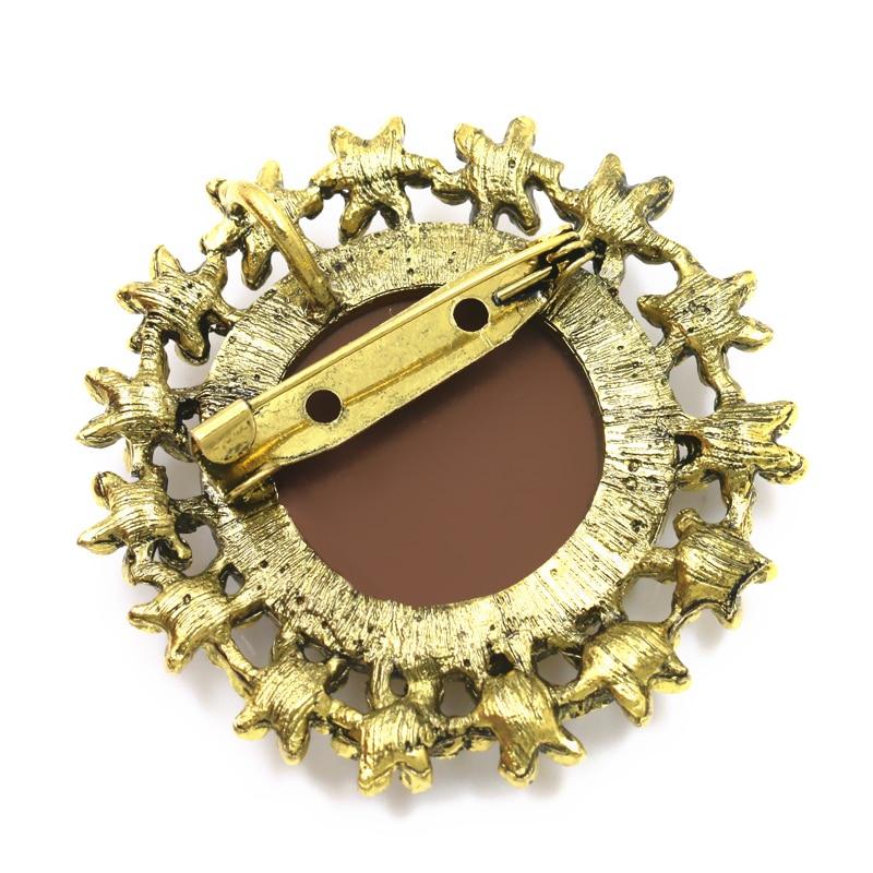 Broche Steampunk Camée Étoilé