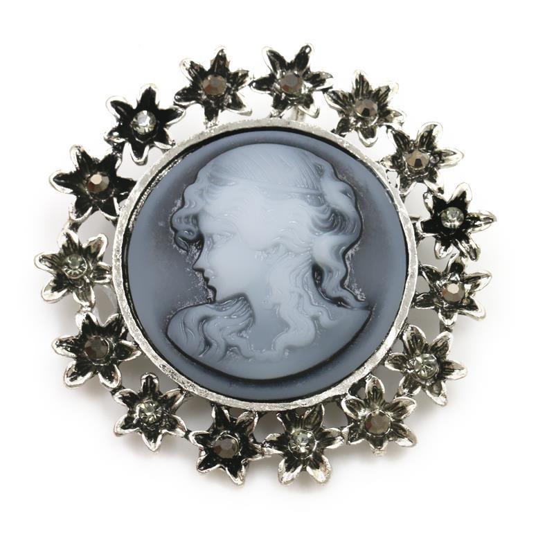 Broche Camée Étoilée