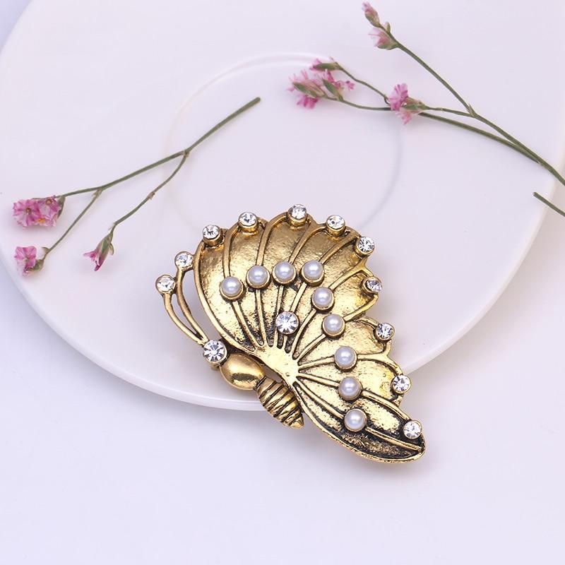 Broche Steampunk Papillon Rétro