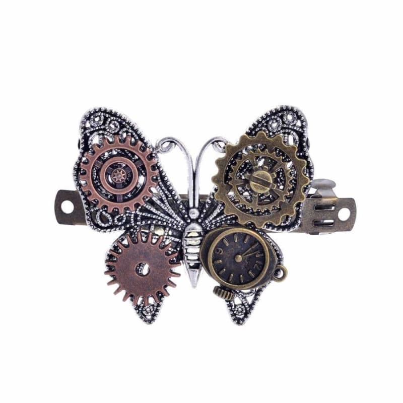 Broche papillon steampunk - Steampunk Store