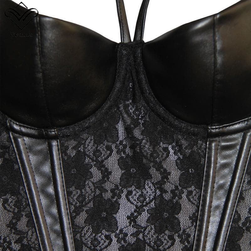 Bustier Gothique détails Poitrine | Steampunk Store