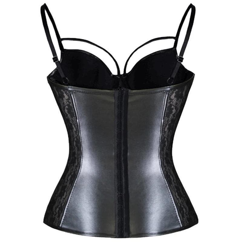 Bustier Gothique vue arrière | Steampunk Store