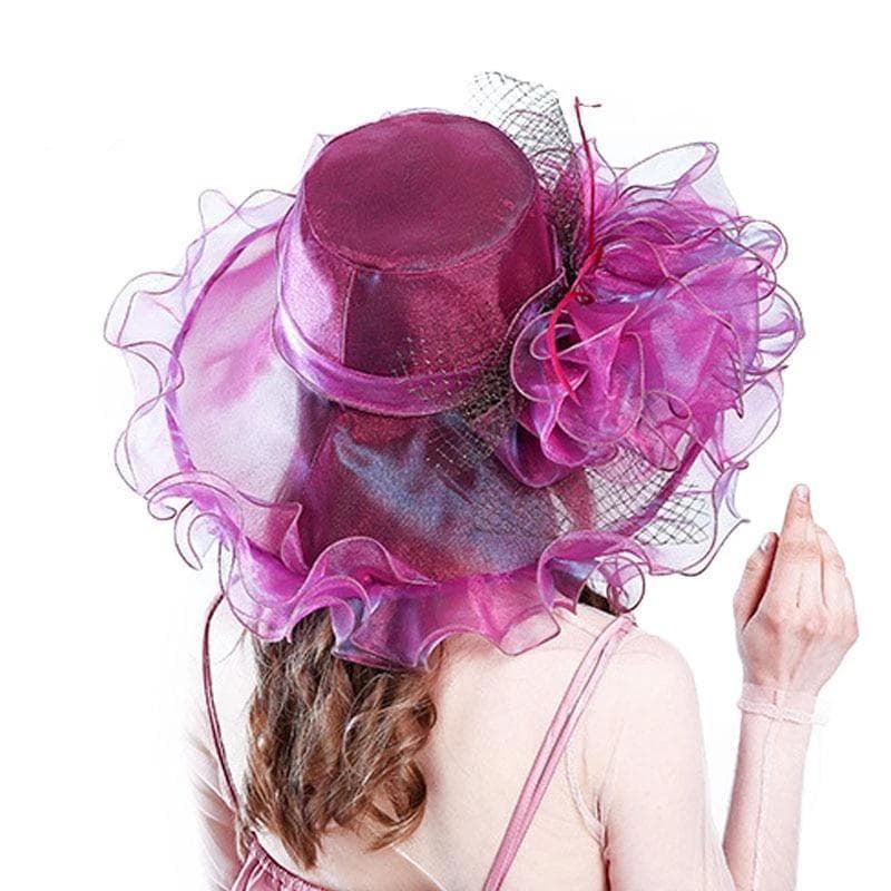 Chapeau Belle Epoque vue arriere | Steampunk-Store