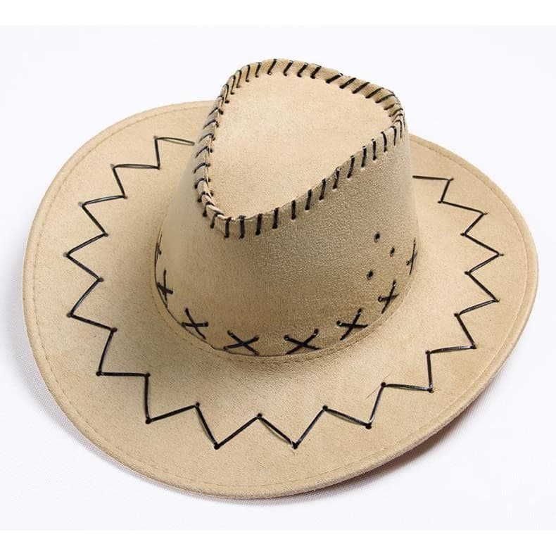 Chapeau Cowboy Femme beige | Steampunk Store