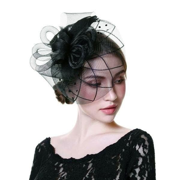 chapeau fascinateur noir sur modèle - steampunkstore