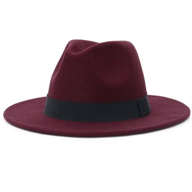 Chapeau Feutre Borsalino bordeau