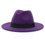 Chapeau Feutre Borsalino violet