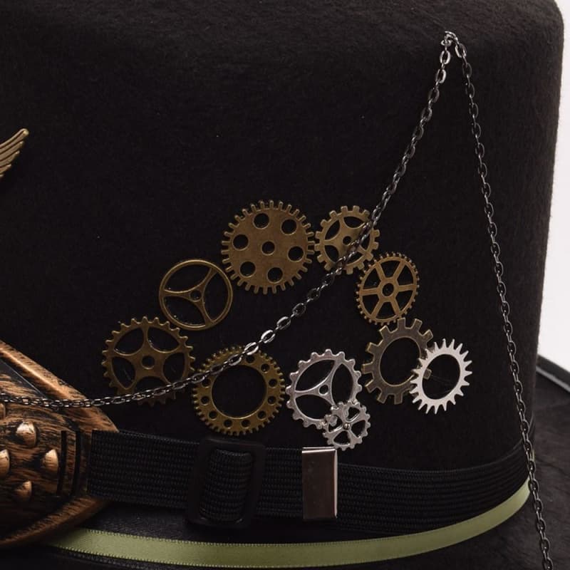 Chapeau Steampunk Avec Lunettes | Steampunk Store