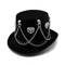 Chapeau Haut de Forme Noir | Steampunk Store