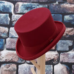 Chapeau Haut de Forme Rouge rangé | Steampunk Store