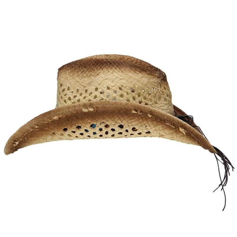 Chapeau Paille Western Femme de profil