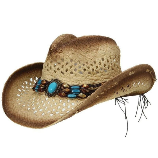 Chapeau Paille Western Femme