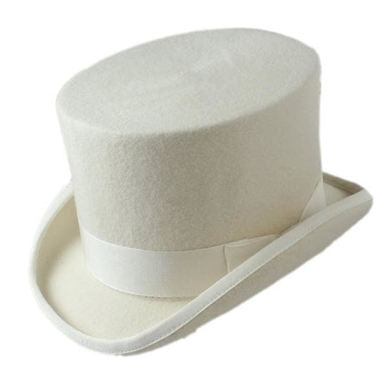 Chapeau haut de forme Blanc | Steampunk Store