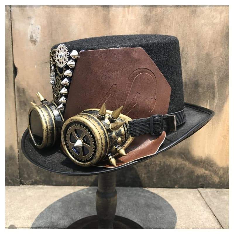 Chapeau Steampunk Engrenages de coté | Steampunk Store