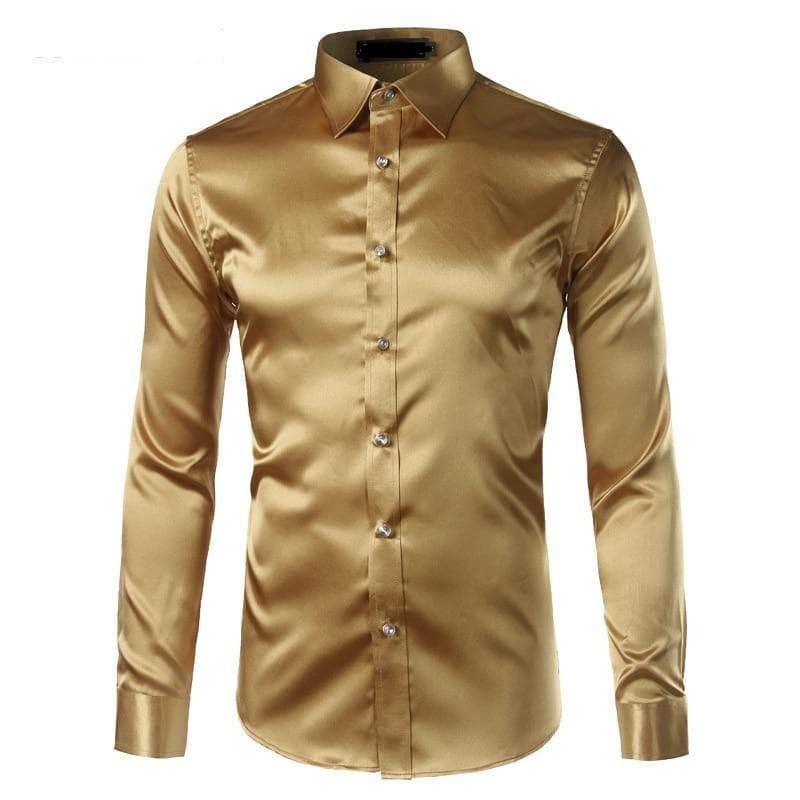 Chemise Dorée Homme