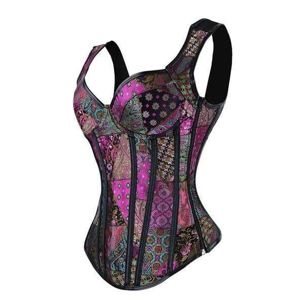 corset bustier steampunk de côté