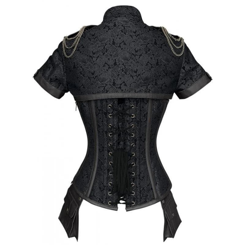 Corset Gothique Femme vue arrière | Steampunk Store