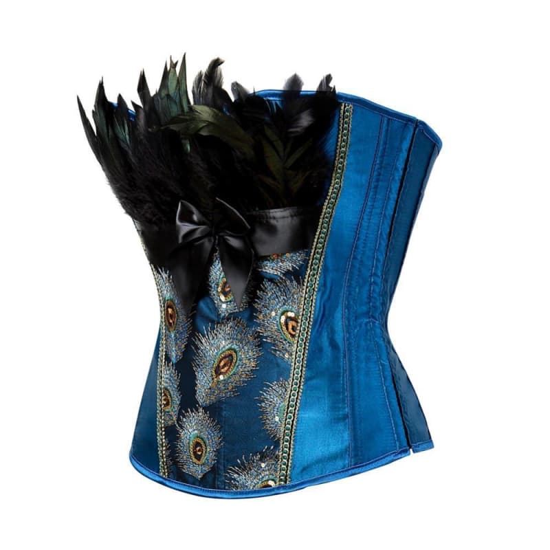 Corset Paon de coté | Steampunk Store