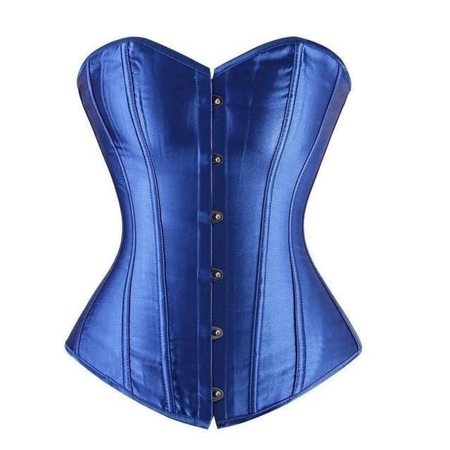 Corset Steampunk Pas Cher bleu | Steampunk Store