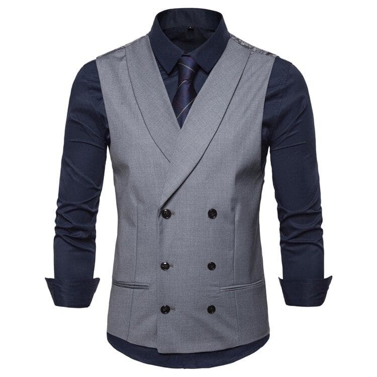 Gilet Homme Sans Manche Gris