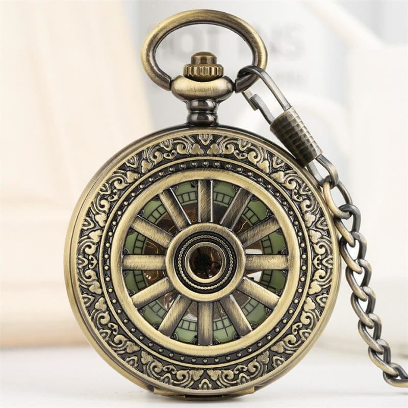 Montre a Gousset M canique Da Vinci Steampunk Store