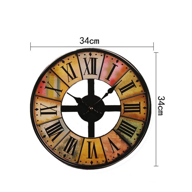 Horloge Bois Vintage dimension