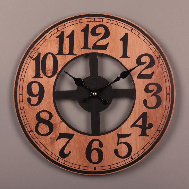 Horloge Bois Vintage foncé