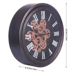 Horloge Engrenage Tournant dimensions | Steampunk Store