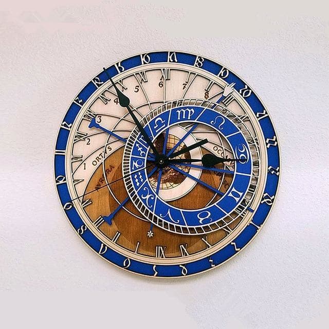 Horloge Steampunk Lignes Telluriques de face | Steampunk Store