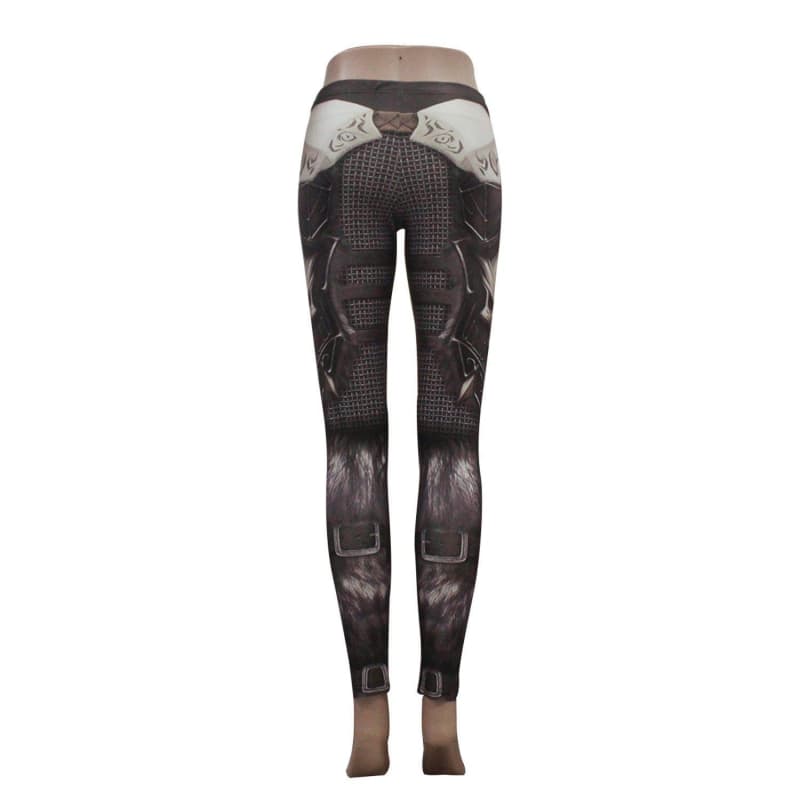 Legging Goth vue arrière | Steampunk Store