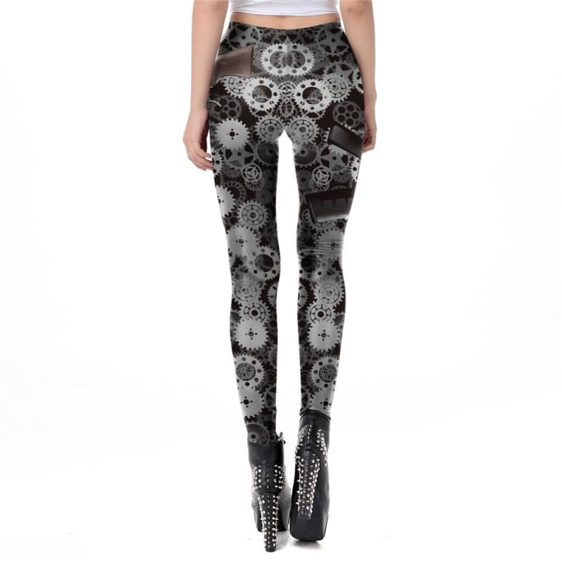 Leggings Steampunk Engrenages arrière | Steampunk Store