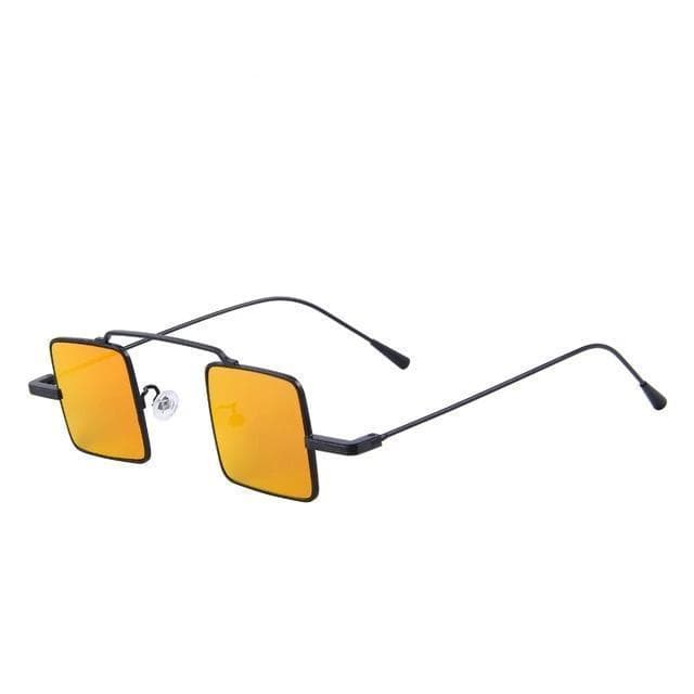 Lunettes de Soleil Carrées Steampunk jaune | SteampunkStore