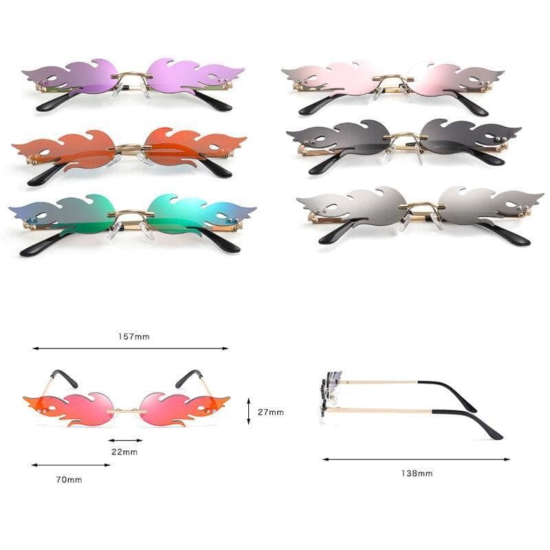 Lunettes de Soleil Flamme collection | Steampunk Store