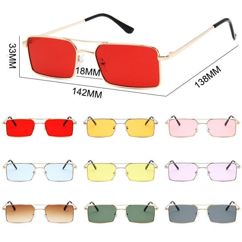 Lunettes de Soleil Rectangulaires Steampunk collection 2018 | SteampunkStore