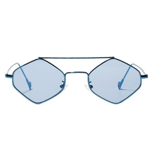 Lunettes de Soleil Retro Femme bleu | Steampunk Store