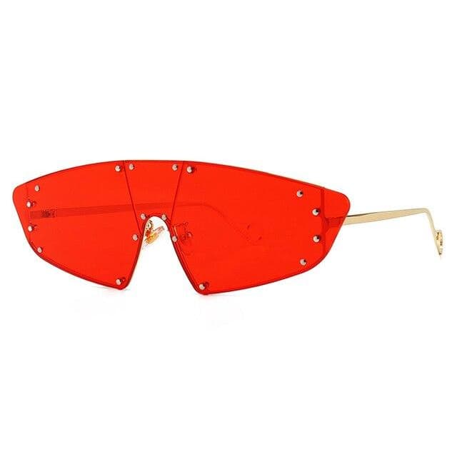 Lunettes De Soleil Visière rouge