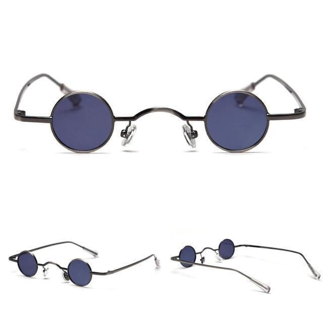 Lunettes Rondes Steampunk bleu | Steampunk Store