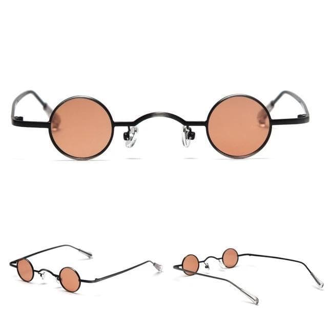 Lunettes Rondes Steampunk tangerine | Steampunk Store